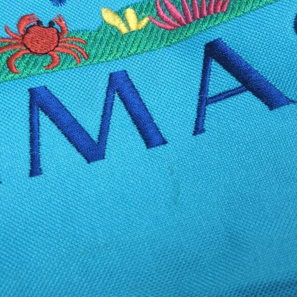 Bahamas Canvas Tote Bag Large Travel Purse Beach Ocean Island Vacation Rope - Picture 11 of 12